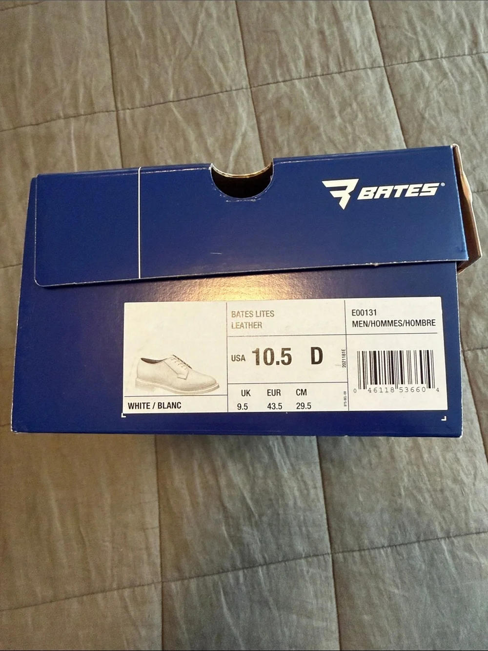 Bates classic white